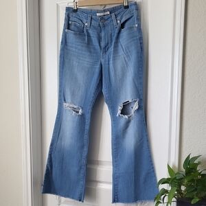 Levi's Light Blue Straight Leg Jeans 8